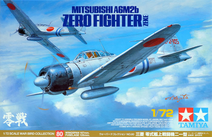 Mitsubishi A6M2b Zero Fighter (Zeke) 1/72 Tamiya