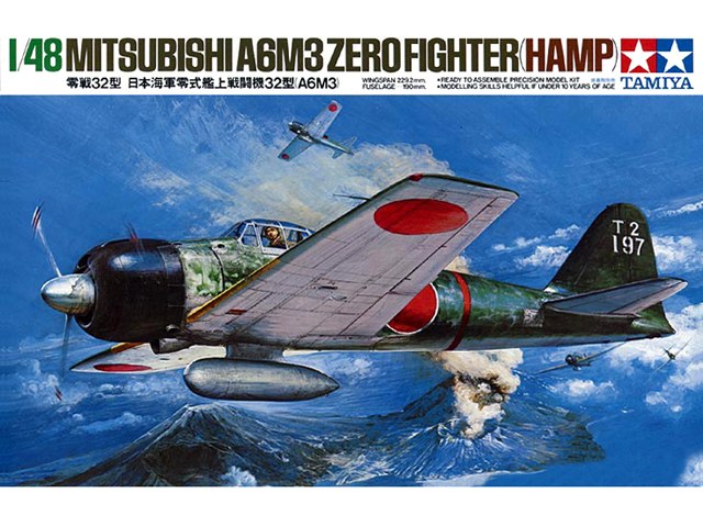 Mitsubishi A6M3 Zero Fighter (Hamp) 1/48 Tamiya