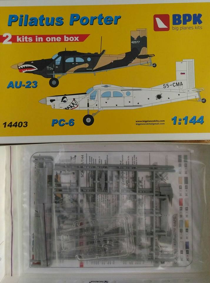 AU-23/PC-6 Porter 1/144 BPK (มี 2 ลำในกล่อง)