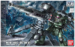 Zaku II + Big Gun (Gundam Thunderbolt Ver.) 1/144 HG Bandai