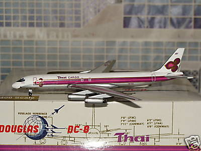 Thai Cargo Douglas DC 8 HS-TGS 1/400 Aeroclassics