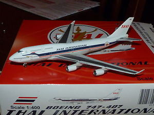 BOEING 747-4D7 THAI INTERNATIONAL 50th Anniversary HS-TGP 1/400 JC wings 0