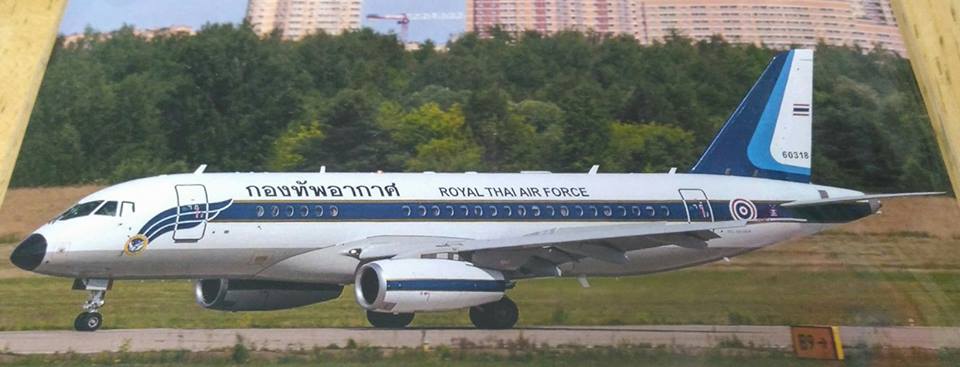 Sukhoi Superjet SSJ-100 RTAF 1/144 Decal