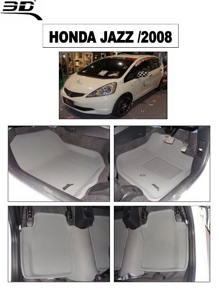 ถาดพรมปูพื้นรถยนต์ Honda JAZZ 2008