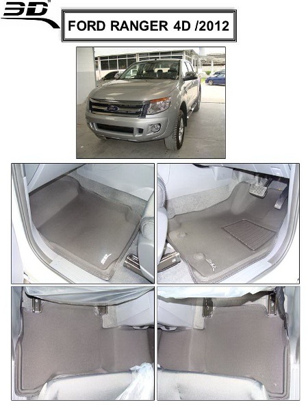 ถาดพรมปูพื้นรถยนต์ Ford RANGER 2012