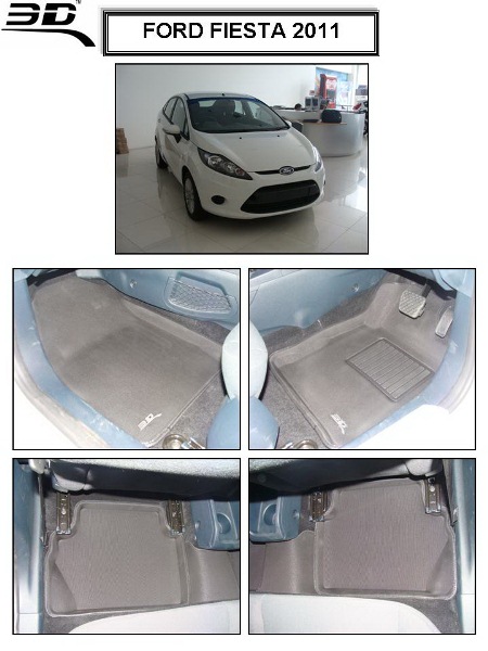 ถาดพรมปูพื้นรถยนต์ Ford FIESTA 2011