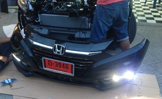 ไฟเดไล ไฟ DRL ไฟแต่ง Honda HONDA HRV 7