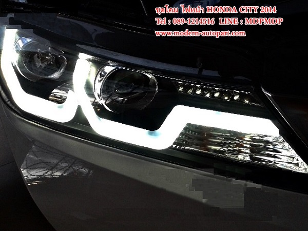 ชุดโคมไฟหน้า Honda City 2014 ไฟหน้า 2