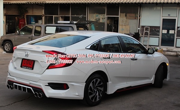 ชุดแต่งรอบคัน CIVIC FC 2016 2017 MDP V2 9