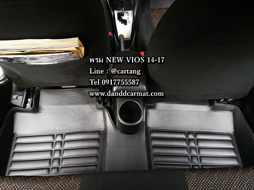 พรมปูพื้นรถยนต์ 5D NEW VIOS 2013 - 2017 6