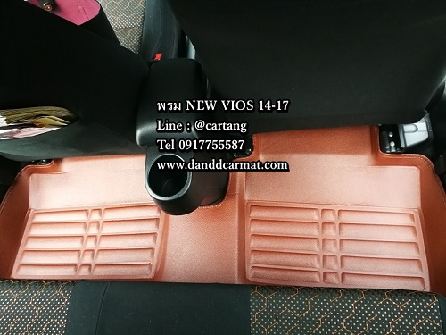พรมปูพื้นรถยนต์ 5D NEW VIOS 2013 - 2017 8