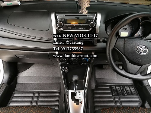 พรมปูพื้นรถยนต์ 5D NEW VIOS 2013 - 2017 4