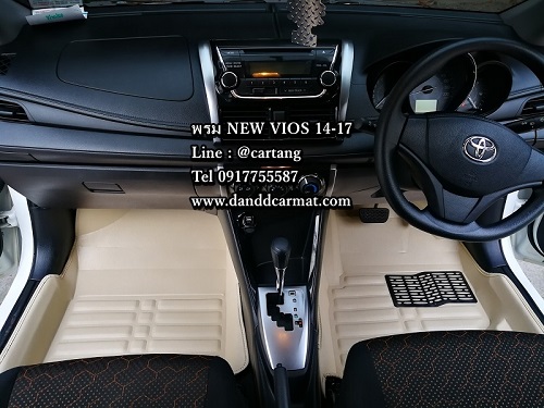 พรมปูพื้นรถยนต์ 5D NEW VIOS 2013 - 2017 7