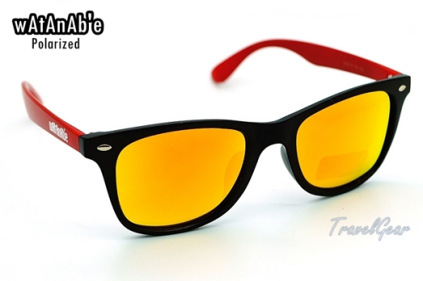 แว่นกันแดด WaTaNaBe เลนส์ Polarized Revo เคลือบปรอทส้ม 2208RO