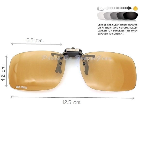 ZEEN PERFECT Polarized Photocromic [Auto Lens] รุ่น Clip On ( เปิด-ปิด )