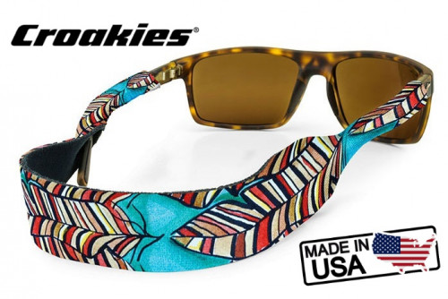 สายคล้องแว่นตา Croakies XL Print รุ่น Sub Abby Paffrath Red Quill