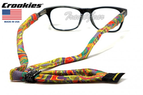 สายคล้องแว่นตา Croakies รุ่น Suiter XL Poly Market Bright