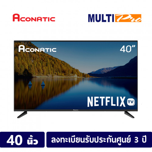 Aconatic LEDSmart TV 4K UHD Netflix TV (5.3) ขนาด 40 นิ้ว รุ่น 40HS400AN
