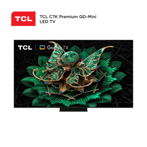 TCL Premium QD-Mini LED TV รุ่น 55C7K ขนาด 55 นิ้ว Google TV