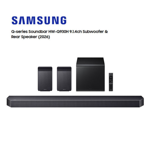 Samsung Q-series Soundbar HW-Q930H/XT  9.1.4ch Subwoofer & Rear Speaker (2026)