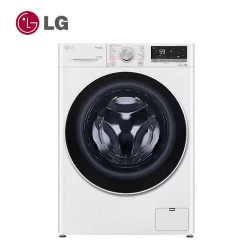 LG เครื่องซักผ้า 10 กก. / อบ 7 กก. รุ่น FV1410H4W ระบบ AI DD™ พร้อม Smart WI-FI control ควบคุมสั่งงา
