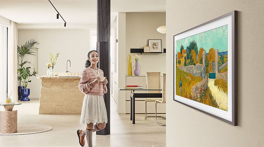 Samsung The Frame รุ่น QA55LS03FAKXXT Size 55 inch Vision AI Smart TV 4K ( 2025 ) แถมกรอบ 5