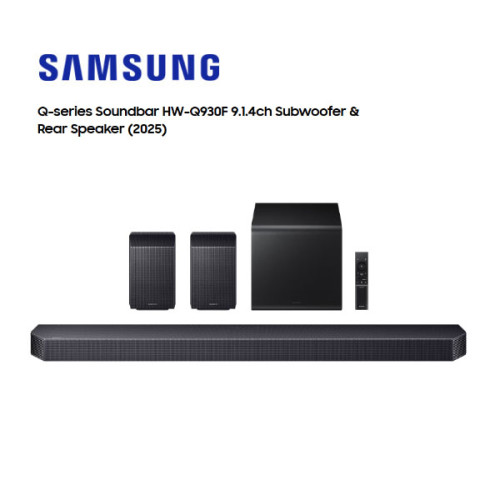 Samsung Soundbar รุ่น HW-Q930F/XT 9.1.4ch Subwoofer & Rear Speaker Q-series (2025)