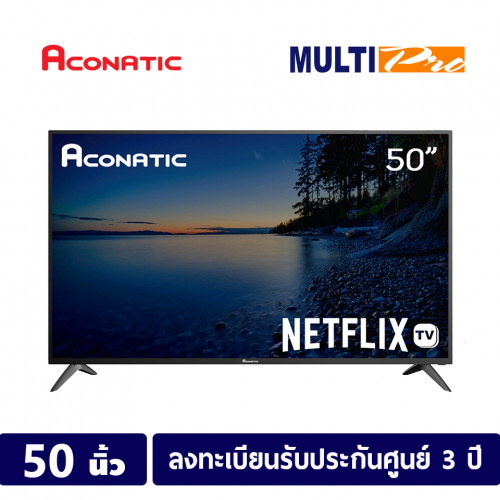 Aconatic LEDSmart TV 4K UHD Netflix TV(5.3) ขนาด 50 นิ้ว รุ่น 50US400AN