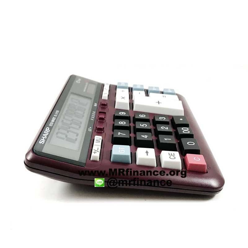 เครื่องคิดเลขตั้งโต๊ะชาร์ป Sharp EL-2135 RD (สีแดง) ของใหม่ ของแท้