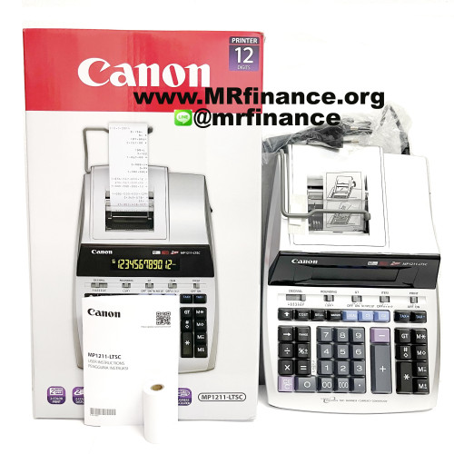 เครื่องคิดเลขพิมพ์กระดาษCanon MP1211-LTSC 12 หลัก ของใหม่ ของแท้