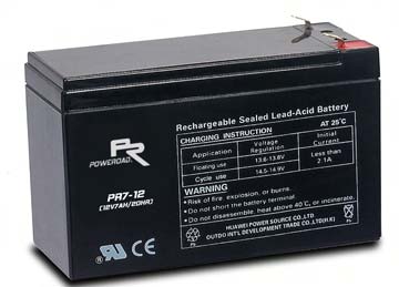 แบตเตอรี่ Poweroad : PR7.2-12 (12V 7.2Ah)
