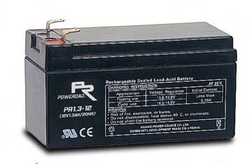 แบตเตอรี่ Poweroad : PR1.3-12 (12V 1.3Ah)