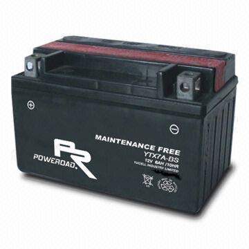 YTX7A -BS : Maintenance-free Motorcycle Battery