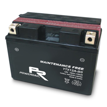 YTZ12 -BS : Maintenance-free Motorcycle Battery