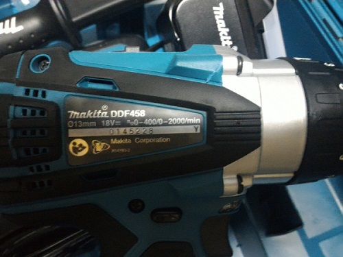 สว่านไขควงไร้สาย DDF458RFE MAKITA XPT 6