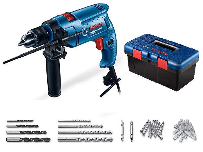 สว่านกระแทก4หุน GSB550 BOSCH SET