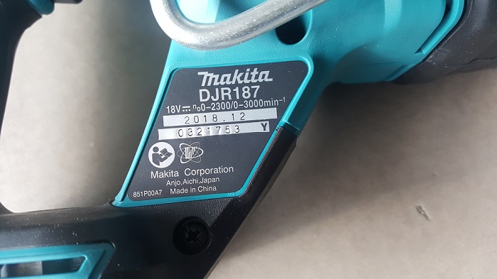 เซเบอร์ไร้สาย DJR187Z MAKITA