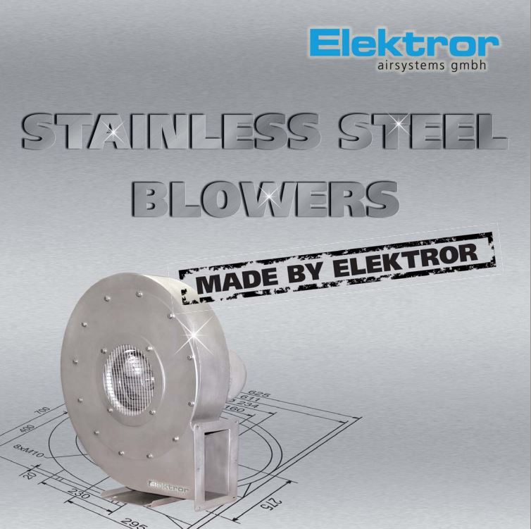 Stainless Steel Blower จาก Elektror ประเทศเยอรมนี 1