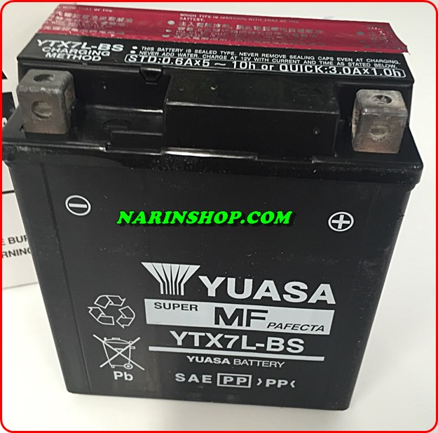 แบตเตอรี่ ยี่ห้อ YUASA ใส่ KLX/D-Tracker 250 1