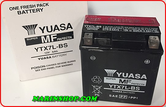 แบตเตอรี่ ยี่ห้อ YUASA ใส่ KLX/D-Tracker 250 2