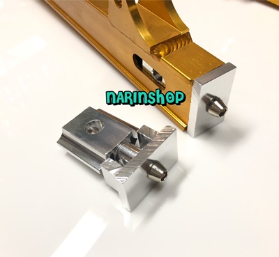 หางปลาสวิงอาร์ม ทรงกล่องใหญ่ สีเงิน 1