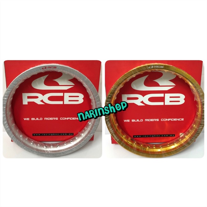 ขอบอลูมิเนียม Racing Boy 14*1.60(36H) สีเงิน,ทอง