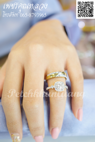 เซ็ตแหวนแต่งงาน แหวนคู่รัก แหวนเจ้าบ่าวเจ้าสาว (ราคาโปรเฉพาะเซ็ตคู่รักเท่านั้น) 4