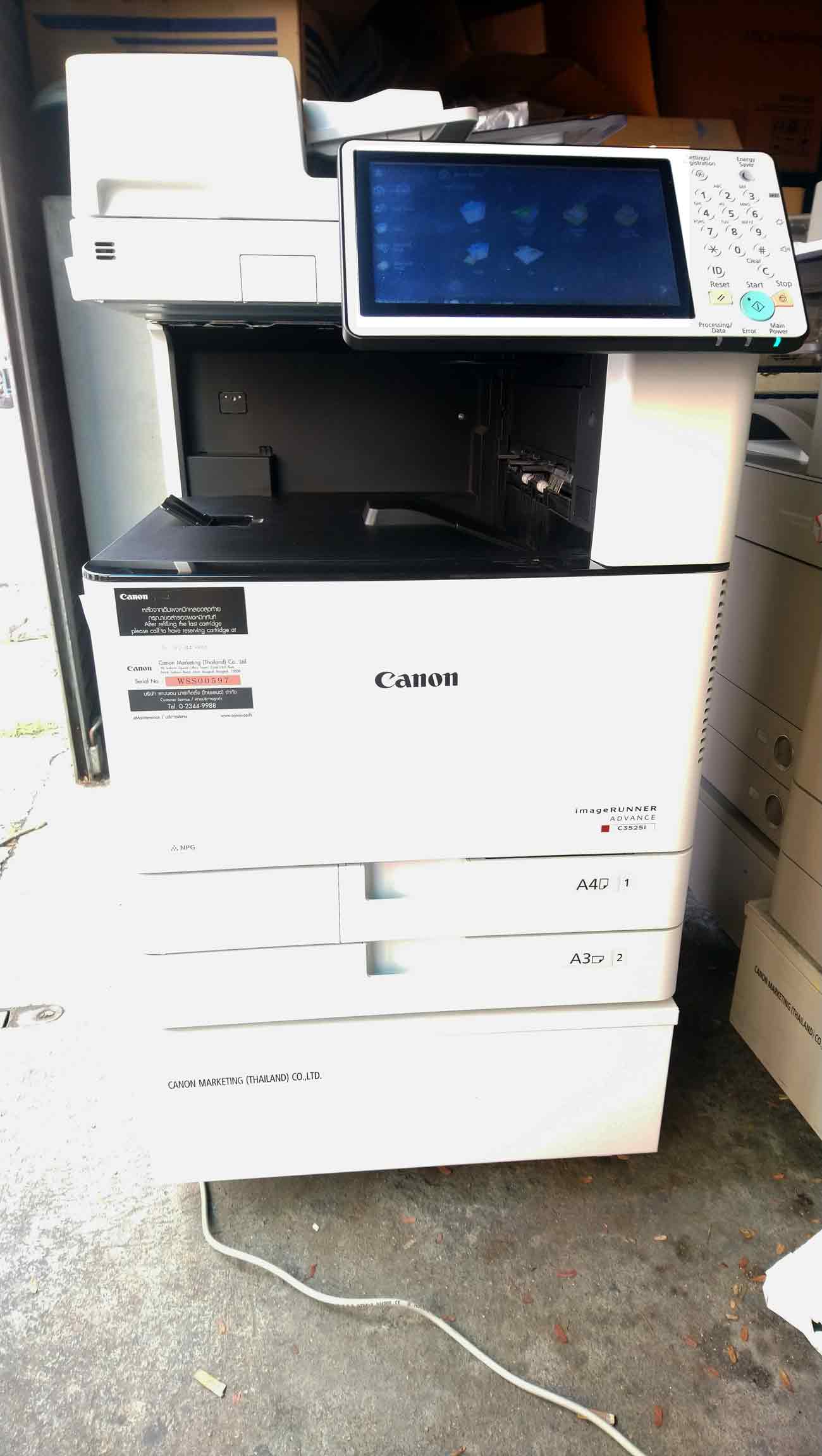 เครื่องถ่ายเอกสารสีมือสอง CANON Advance C3525i รุ่นใหม่ชนห้าง มิเตอร์น้อยมาก 1