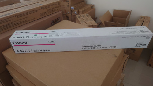 หมึกเครื่องถ่ายเอกสารแท้ CANON NPG-71 IR5525 IR5530 IR5535 IR5540 3