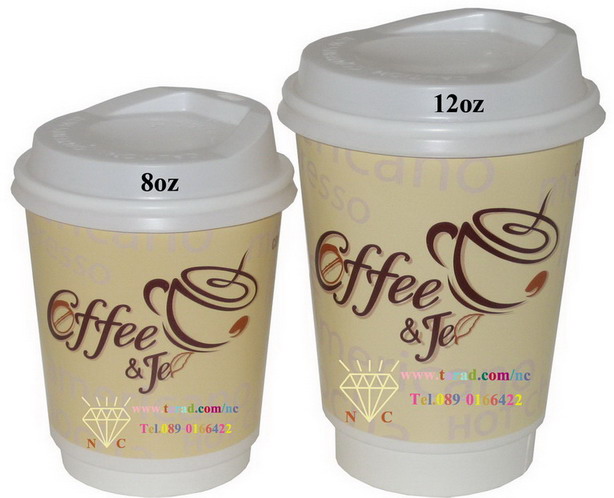 ถ้วยกระดาษ2ชั้น(Double wall) มี 4 ขนาด 1
