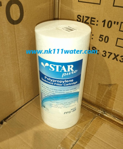 ไส้กรองหยาบ พีพี PP บิ๊กบูล Big Blue 10 นิ้ว ยี่ห้อสตาร์เพียว StarPure 5ไมครอน 4