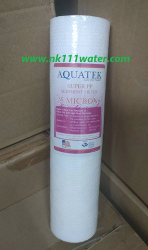 #ไส้กรองหยาบ 10นิ้ว ไส้กรองพีพี10นิ้ว อควดเทค ซุปเปอร์พีพี PP Sediment Filter Aquatek Super PP