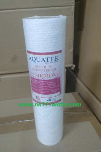 #ไส้กรองหยาบ 10นิ้ว ไส้กรองพีพี10นิ้ว อควดเทค ซุปเปอร์พีพี PP Sediment Filter Aquatek Super PP 4
