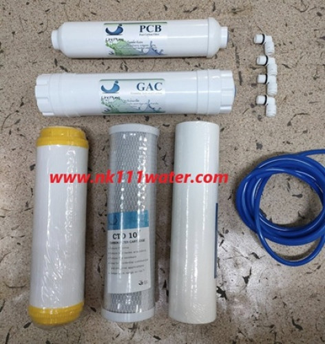 ชุดไส้กรองน้ำดื่ม 5ขั้นตอน 10นิ้ว ชุดประหยัด พร้อมของแถม ตรงปก ส่งฟรี